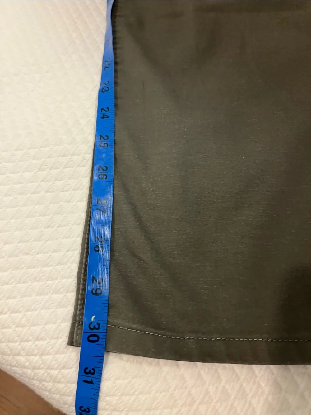 Ag Adriano Goldschmied Tellis Men's Chinos in Olive and Khaki 35x30. Lot of 2